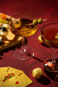Load image into Gallery viewer, Rātri | The Night Unfolds | Coupe Glasses & Cards | Set of 2
