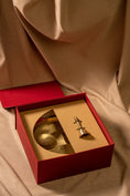 Load image into Gallery viewer, Prātah | The Dawn Ritual | Pooja Brass Thali & Bell
